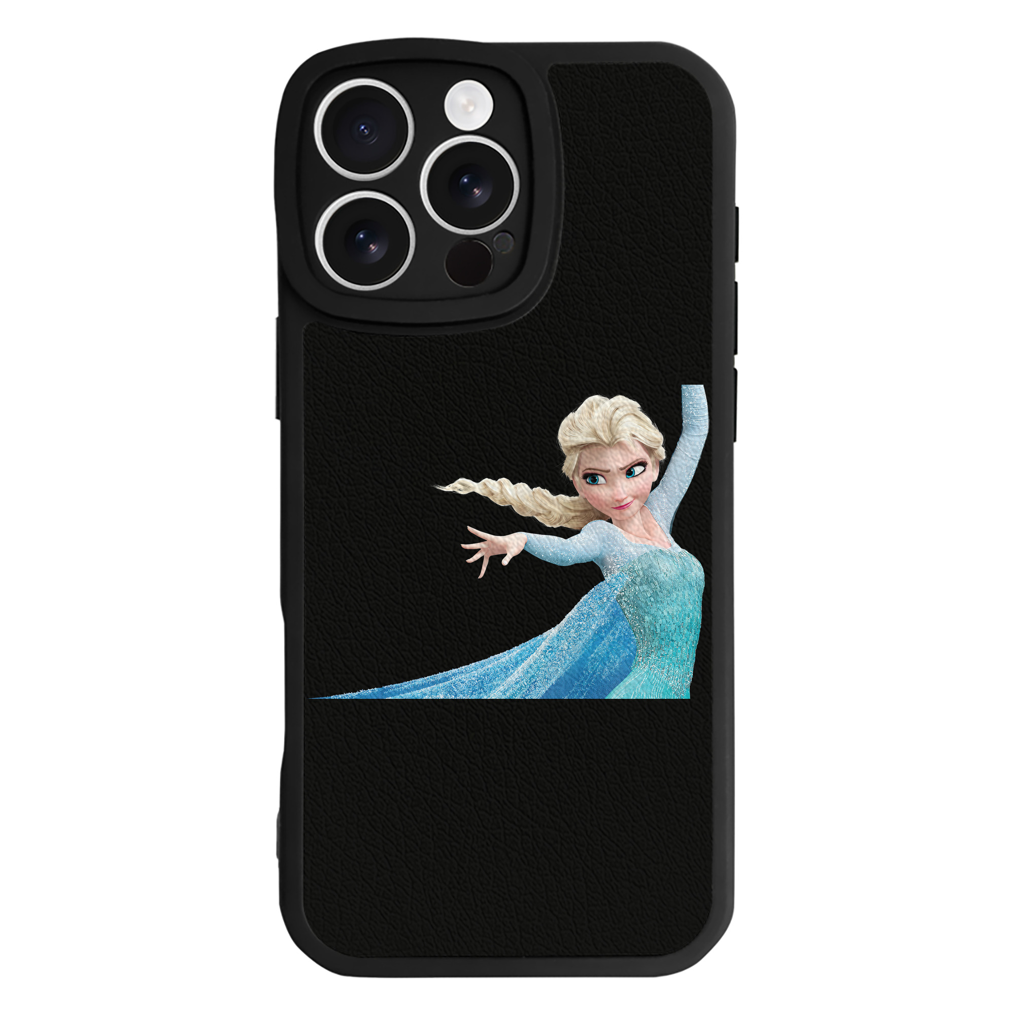 （画像用） アナと雪の女王 アンナ エルサ Frozen Anna Elsa 【iPhone 16シリーズ対応】シリコンスマホケース（レザー調） 材質：シリコン